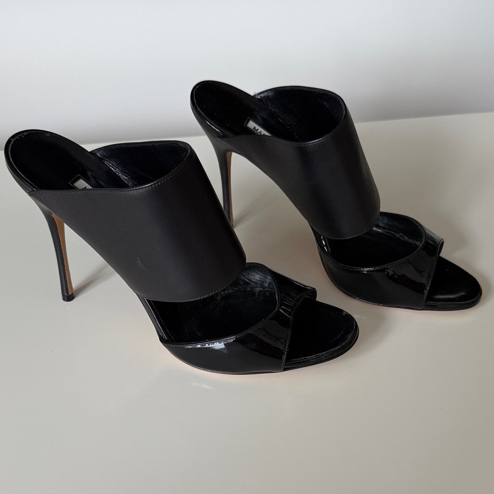 NEW w/Tags Manolo Blahnik Elegant Black Women's Heels Size 41EU | 10US